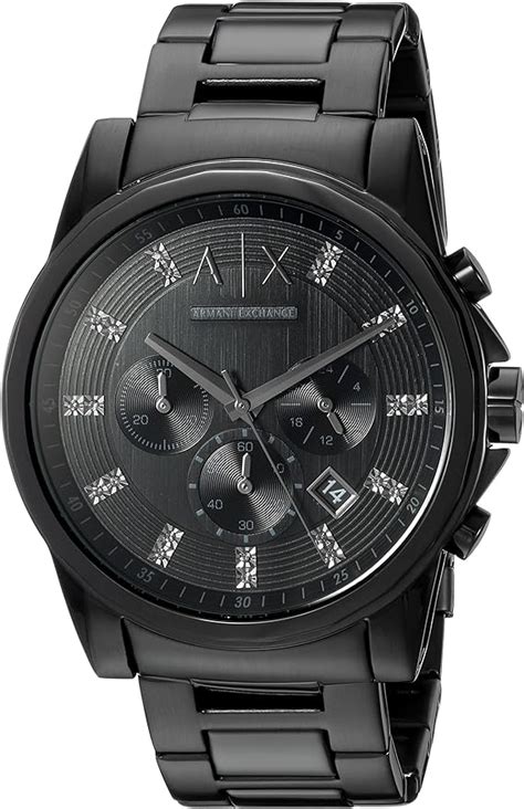 reloj armani exchange negro